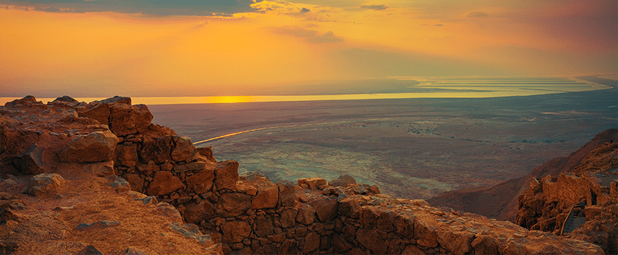 View of land of Israel