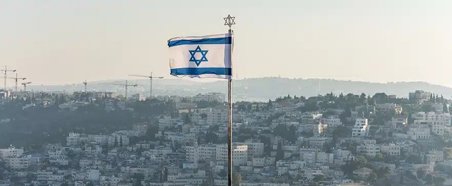 Israel Flag over City of David